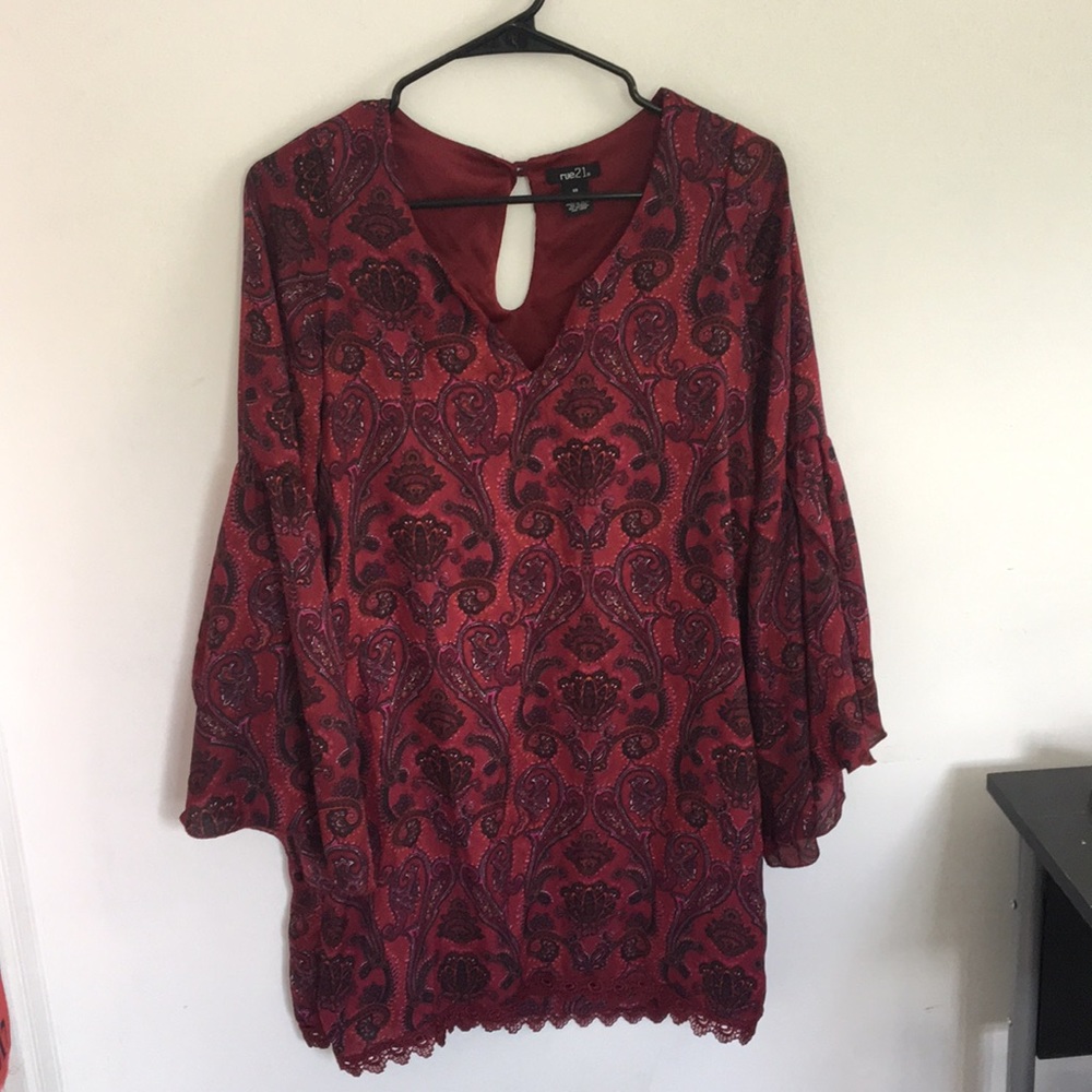 Size Small Bohemian V-Neck Dress